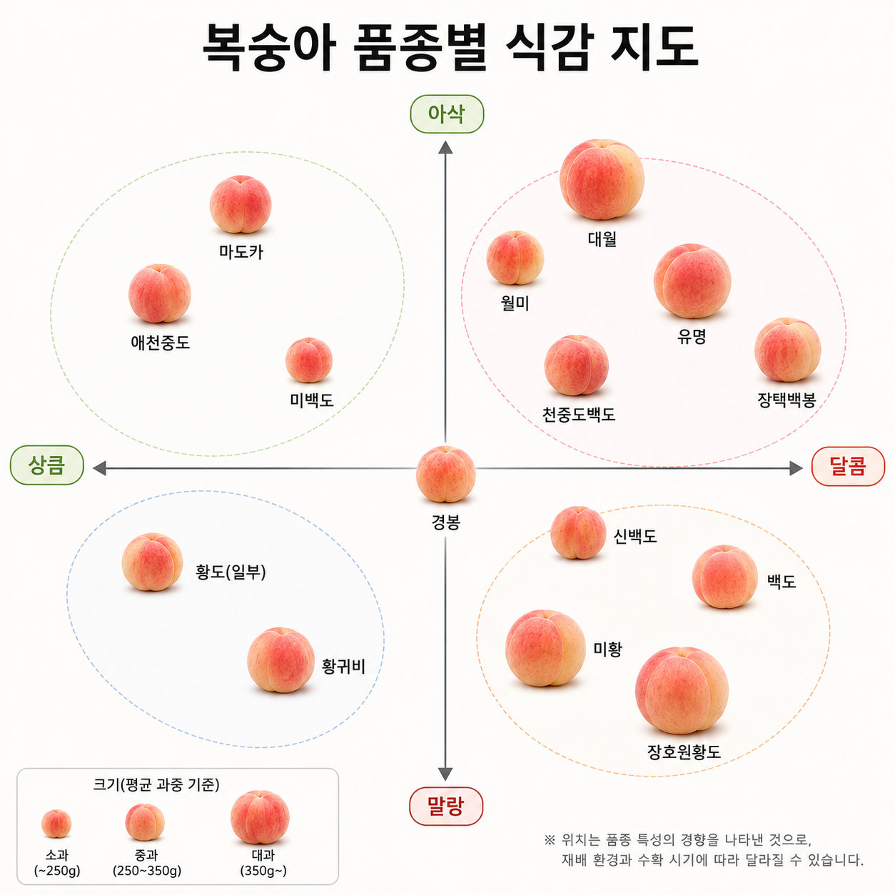 혹시 딱복 좋아하세요? 아니면 물복 좋아하세요? 복숭아 품종별 식감 정리