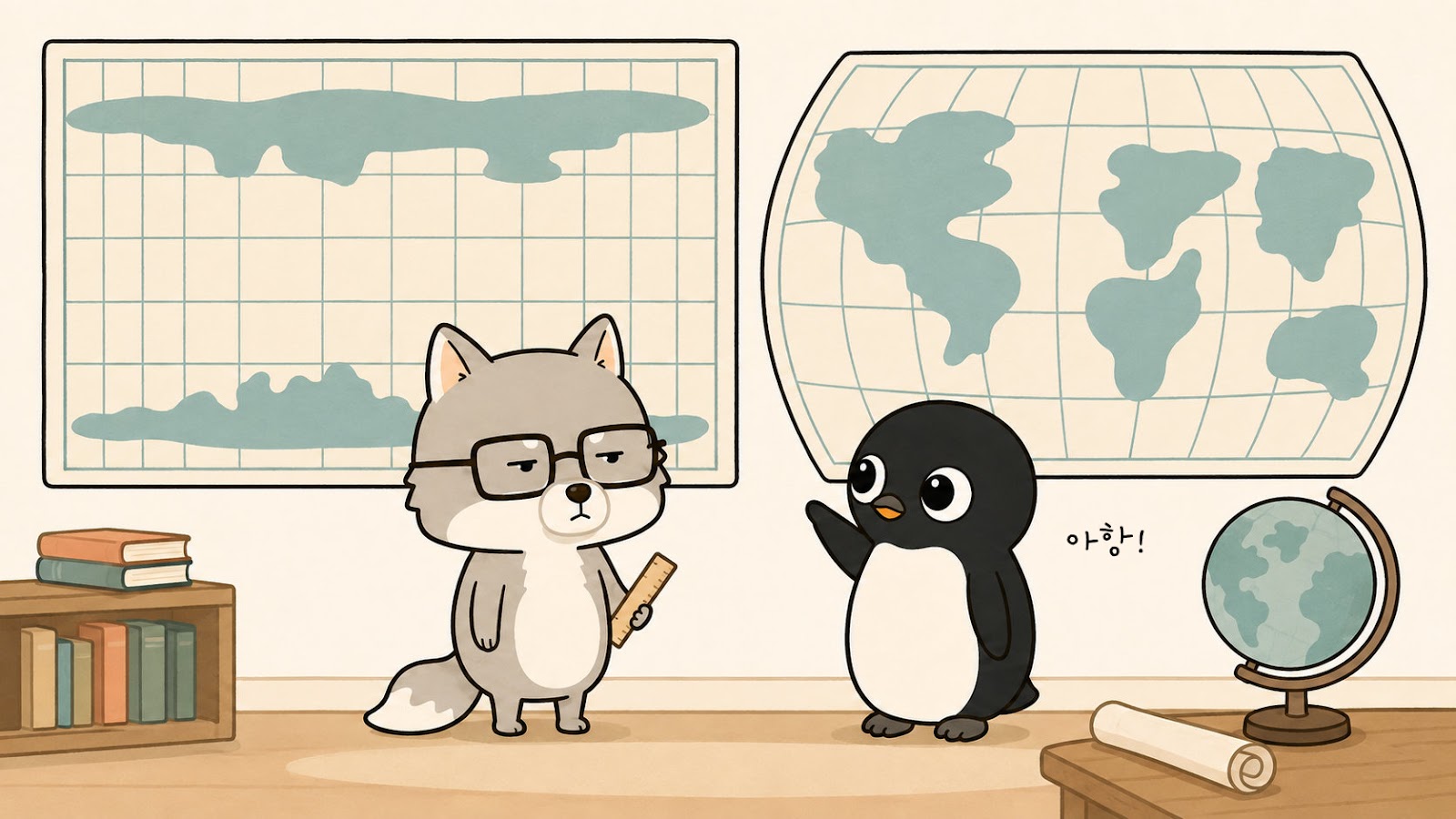 메르카토르 도법은 왜 아프리카를 작게 보이게 할까, Equal Earth와 차이