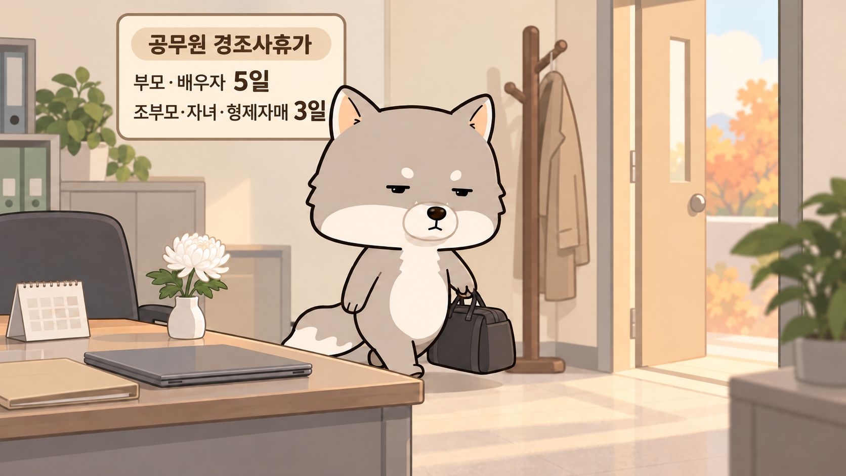 공무원 경조사휴가 일수, 부모상·형제자매상 며칠 쉴 수 있나